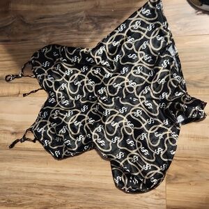 Money Sign lingerie Romper